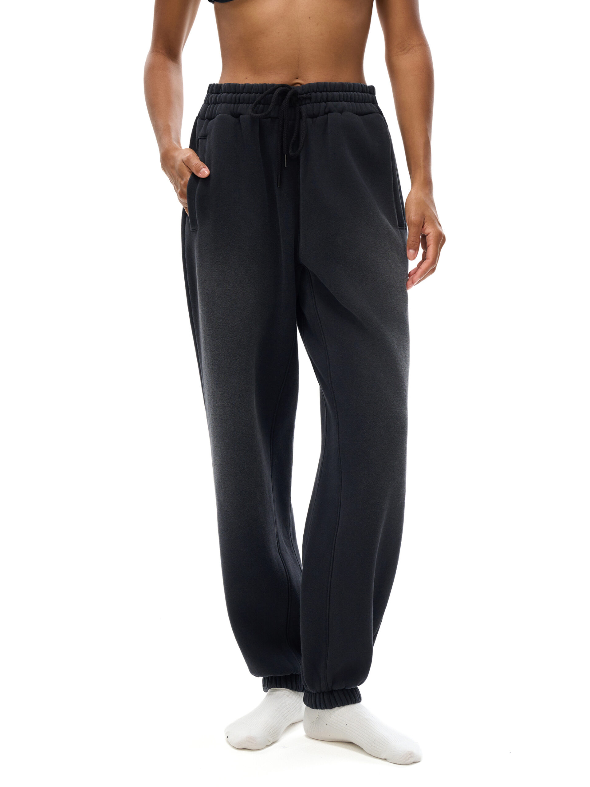 Vintage Washed Fleece Joggers - Image 4