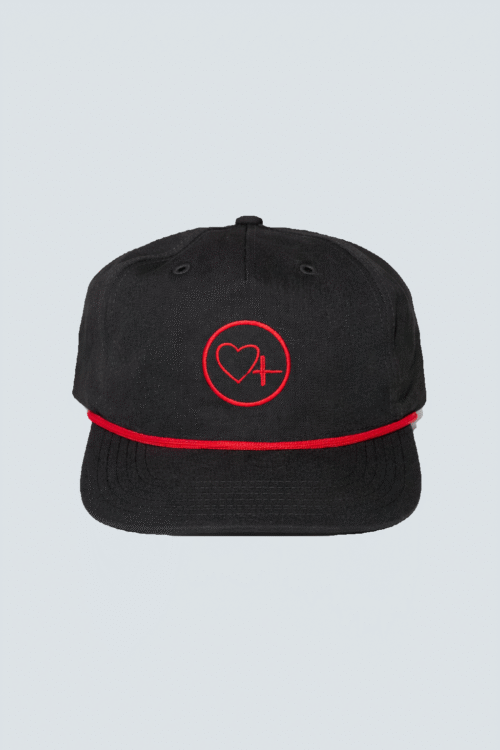 Heartline X Golf Black Snapback